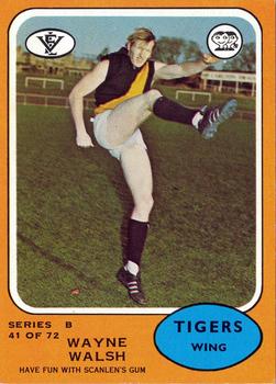 1973 Scanlens VFL #41 Wayne Walsh Front